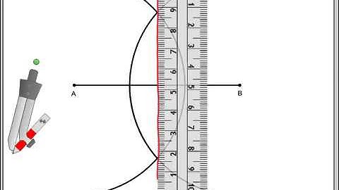 Construct a Perpendicular Bisector of a Line Segment
