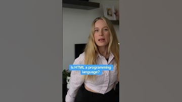 Is HTML considered a programming language?🤔 #stem