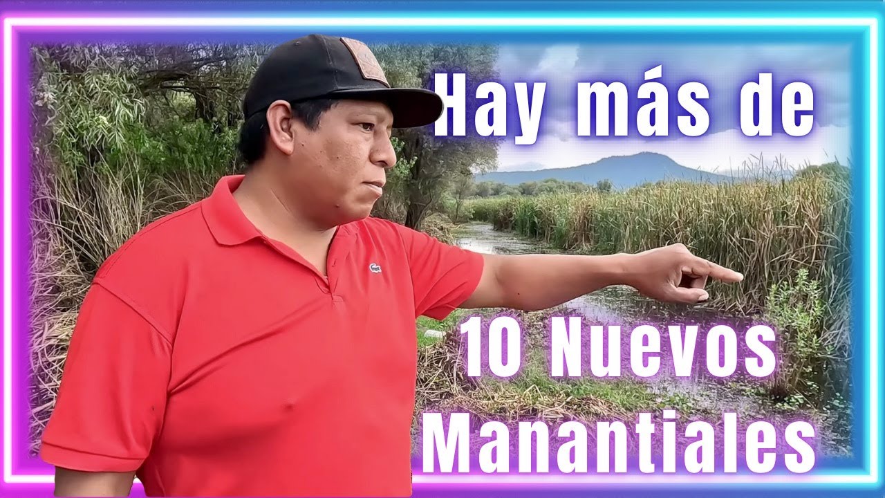 INCREIBLE descubrimiento: aparecen mas de 10 manantiales en el lago de Patzcuaro