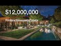 $12,000,000 Private Vineyard Estate with outdoor Pool and Winery permit in Napa Valley, California