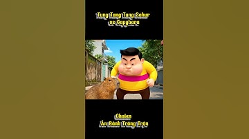 Brainrot Tung Tung Tung Sahur vs Capybara and Chaien ăn bánh tráng trộn