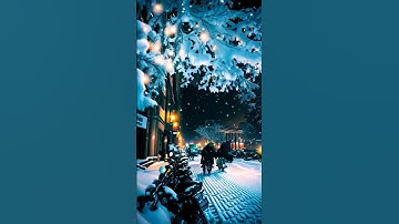 Ai created a snow video effect |ai video editing #ai #shortsvideo