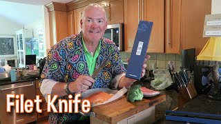 HOSHANHO Fillet Knife 7 Inch, Super Sharp Boning Knife Demo