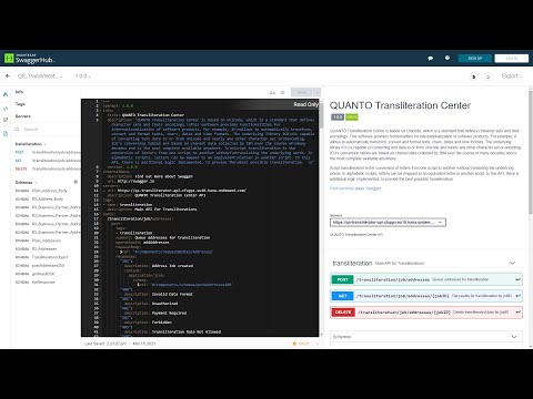 QUANTO Transliteration Center - API Demonstration