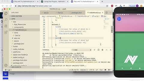 4. NativeScript Vue & Vuex: Central data store management (Part-4)