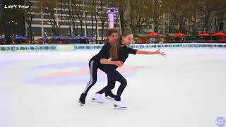 most popular 'Uska hi banana' song 🎶| Arijit singh 🎤| ice skating dance❄ | soulful song #lifesview