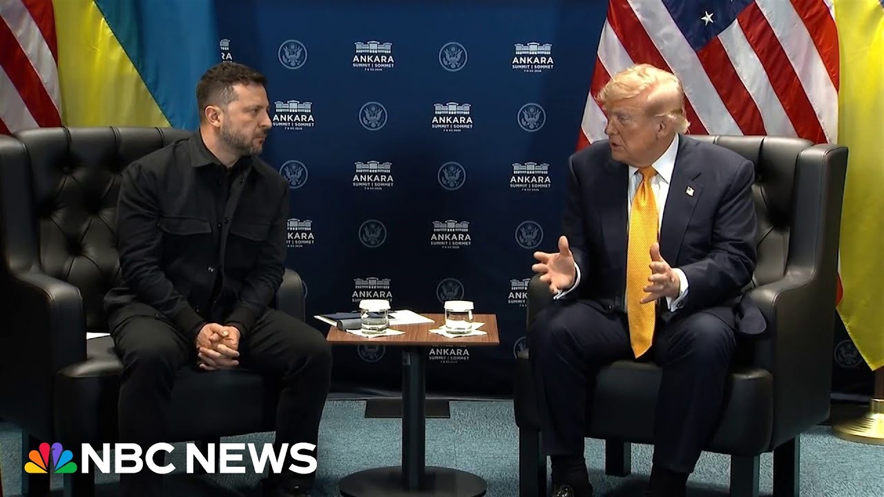 Trump holds bilateral meeting with Zelenskyy at NATO summit Trump holds bilateral meeting with Zelenskyy at NATO summit