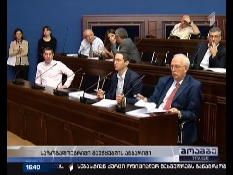პარლამენტში სსმ-ის ბორდის თავმჯდომარის ანგარიში მოისმინეს