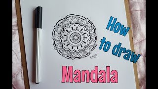 How To Draw a MANDALA - Relaxation