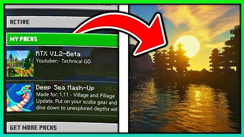 How To Download & Install Shaders For MCPE 2020 (1.16+) - IOS & Andriod - Minecraft Bedrock Edition