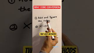 Binary to Gray | Gray to Binary | Gray Code Conversion