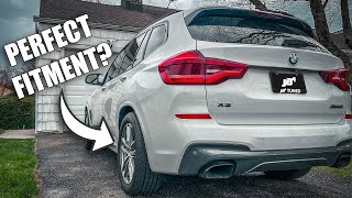 HOW TO IMPROVE YOUR WHEEL FITMENT ON ANY CAR! Installing BMS Wheel Spacers on a BMW X3 M40i