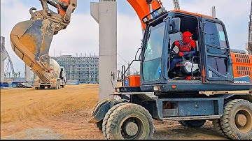 MÁY XÚC NGƯỜI NHỆN GIẢI CỨU XE CẨU MẮC LẦY, CÁC LOẠI MÁY LÊN XUỐNG PHOỌC | EXCAVATOR | HUU KHOAI TV