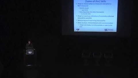 Lisa Hirschhorn: "Quantity & Quality: Integrating Monitoring & Evaluation for Action & Impact"