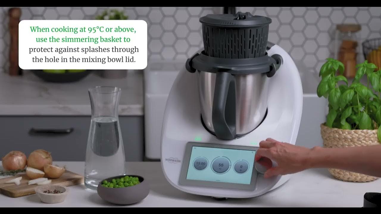 How to cover the Thermomix® TM6 mixing bowl lid when cooking manually