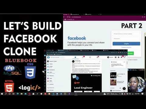 FACEBOOK CLONE IN | HTML/CSS | BOOTSTRAP | PHP/MYSQL PART 2 | #2 - YouTube