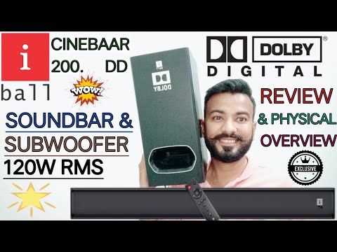 iball soundbar with woofer