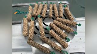 Bird seed bar making machine with hook / bird treat block forming machine