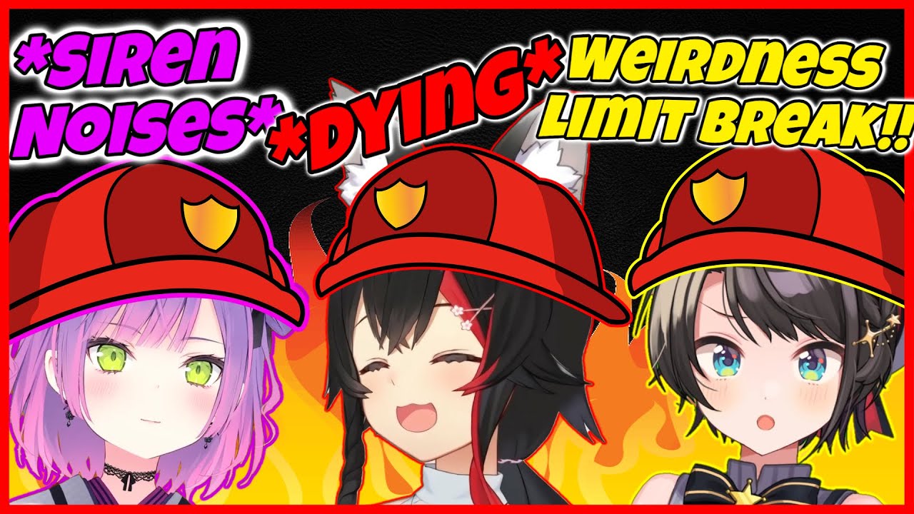 [Hololive] Their Most Unhinged Collab To Date - Firefighting Simulator