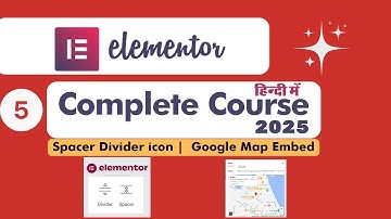 Elementor Day 5: Spacers, Dividers, Icons & Maps! #Elementor #WordPress #WebDesign
