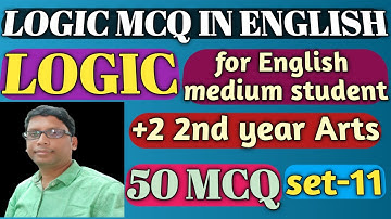 logic mcq in english|set-11|class 12 logic|logic mcq question answer|chse learning hoop|logic mcq|