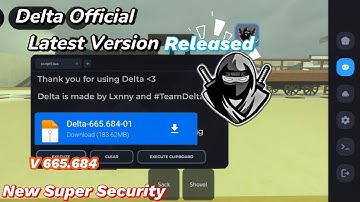 [NEW] DELTA EXECUTOR OFFICIAL LATEST VERSION 665.684 SUPER SECURITY | NO BAN EXECUTOR MOBILE & PC