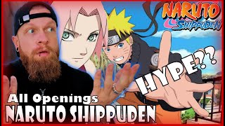 First Time Reaction to All Naruto Shippuden Openings