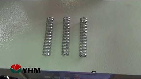 CNC Spring Machine CF-330- 1.25mm Stainless steel wire compression spring-YHM