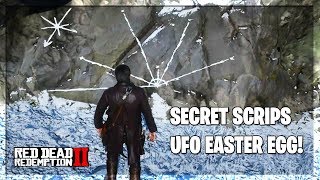 Red Dead Redemption 2 - MORE Secret UFO Clues Found! Secret Script On Mnt Shann! (RDR2 Easter Egg)