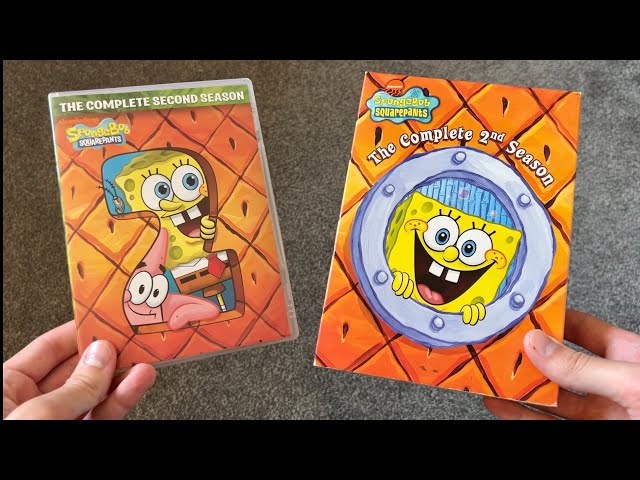 SpongeBob Season 2 DVD Set Comparison - YouTube