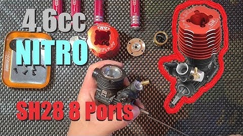 Cheap .28 Nitro Engine SH28 8 Ports Take Apart and a Very Bad Surprise..