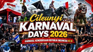 CILEUNYI CARNIVAL DAYS 2026!!! Full Parade and Lots of Ogoh-Ogoh Too!!