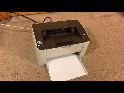 SAMSUNG M2020W Xpress Wireless Monochrome Laser Printer - Demo Test