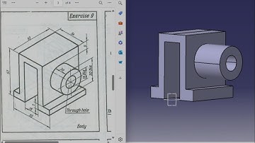 Catia V5 Tutorial: Beginner Drawing Exercise 9