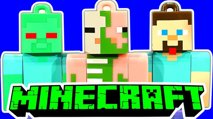 Boneco do Creeper do Minecraft que acende – Luminária de mesa Paladone com  sons de zumbi