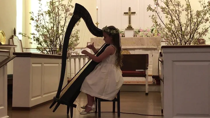 Leila performs Pachelbel's Canon in D on the harp