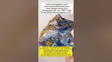 Process Summary for Fluorite Ore Flotation