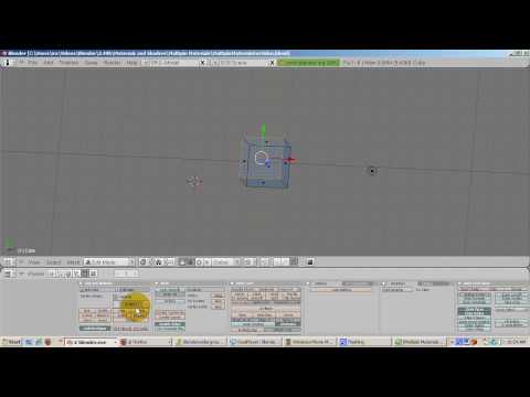Ira Krakow's Multiple Materials Blender 2.49b Tutorial