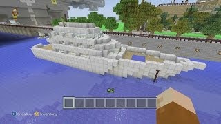 Minecraft Xbox 360 Edition: How To Build a Small Yacht