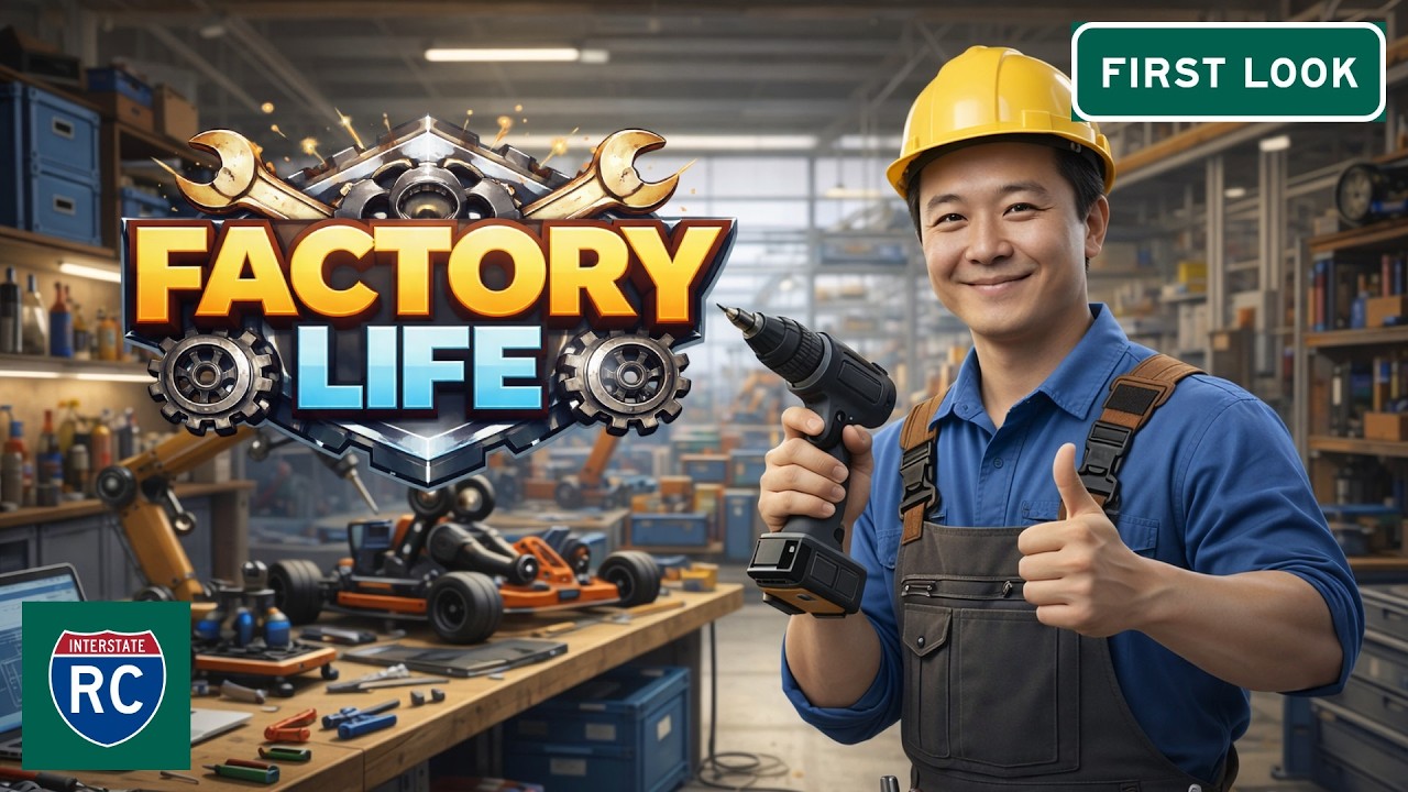 Factory Life Demo Early First Look - Making Cheap Products in a Very Dark Workshop!