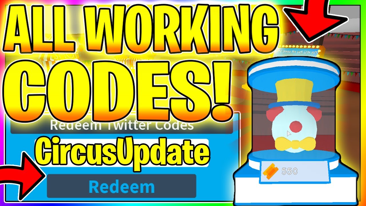 all-new-bubble-gum-simulator-codes-all-working-2020-circus-event-roblox-codes-youtube