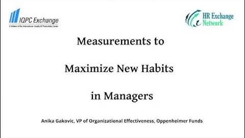 Performance Management: An Interview with Anika Gakovic, Oppenheimer Funds