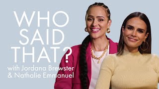 Jordana Brewster & Nathalie Emmanuel Guess Lines From Vin Diesel & More | Who Said That | ELLE