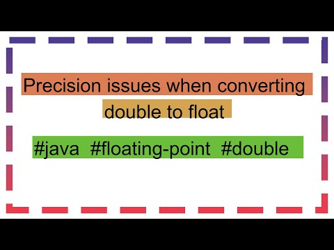 Precision issues when converting double to float