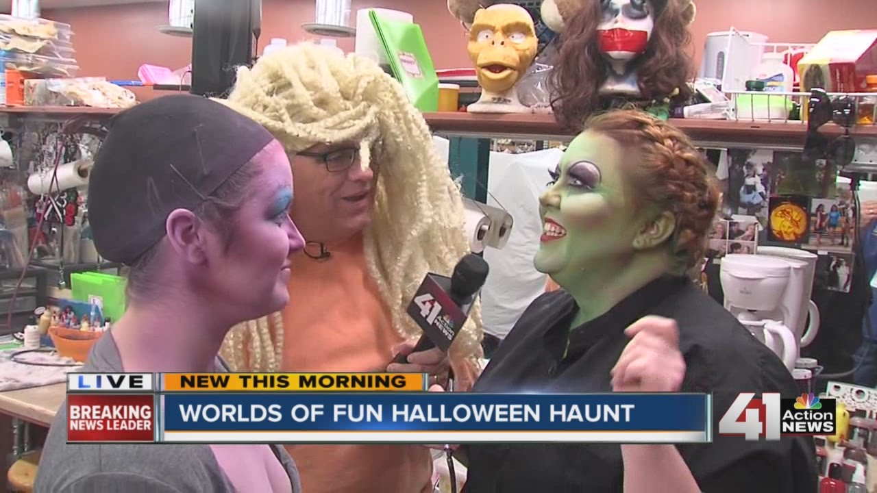 Worlds of fun celebrates halloween haunt youtube