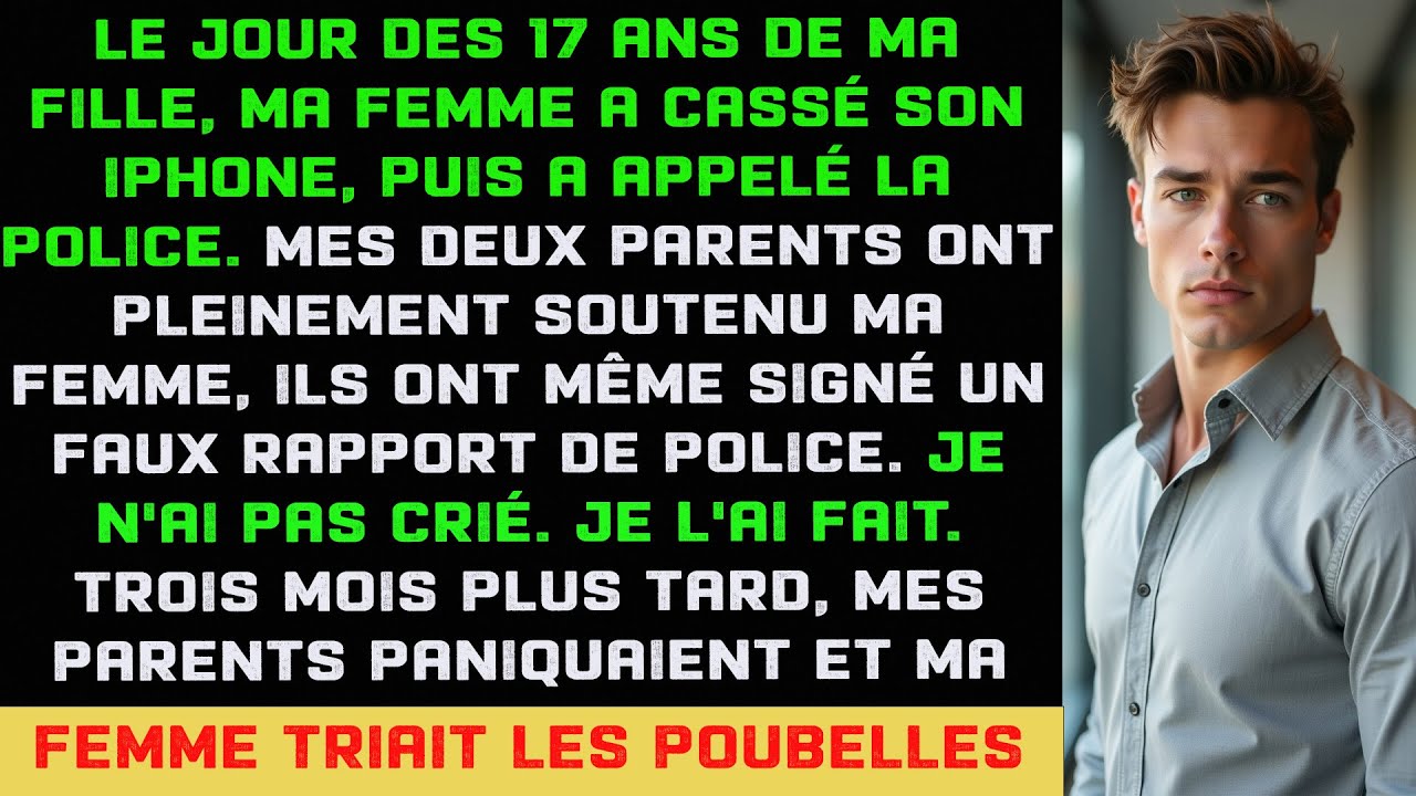 Ma femme a détruit l’iPhone de ma fille, mes parents ont signé un faux rapport contre elle.