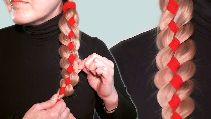 плетение кос на тонкие волосы