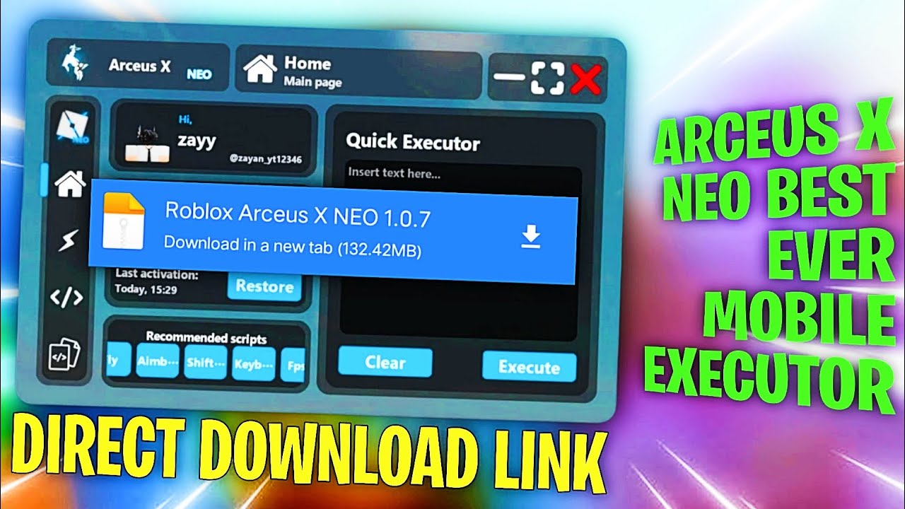 Roblox Arceus X Neo Android Mobile Executor - Rules Of Cheaters - Free Game  Hacks & Cheats