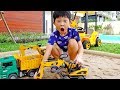 Car Toy Assembly with Excavator Power Wheels Truck Toys Activity