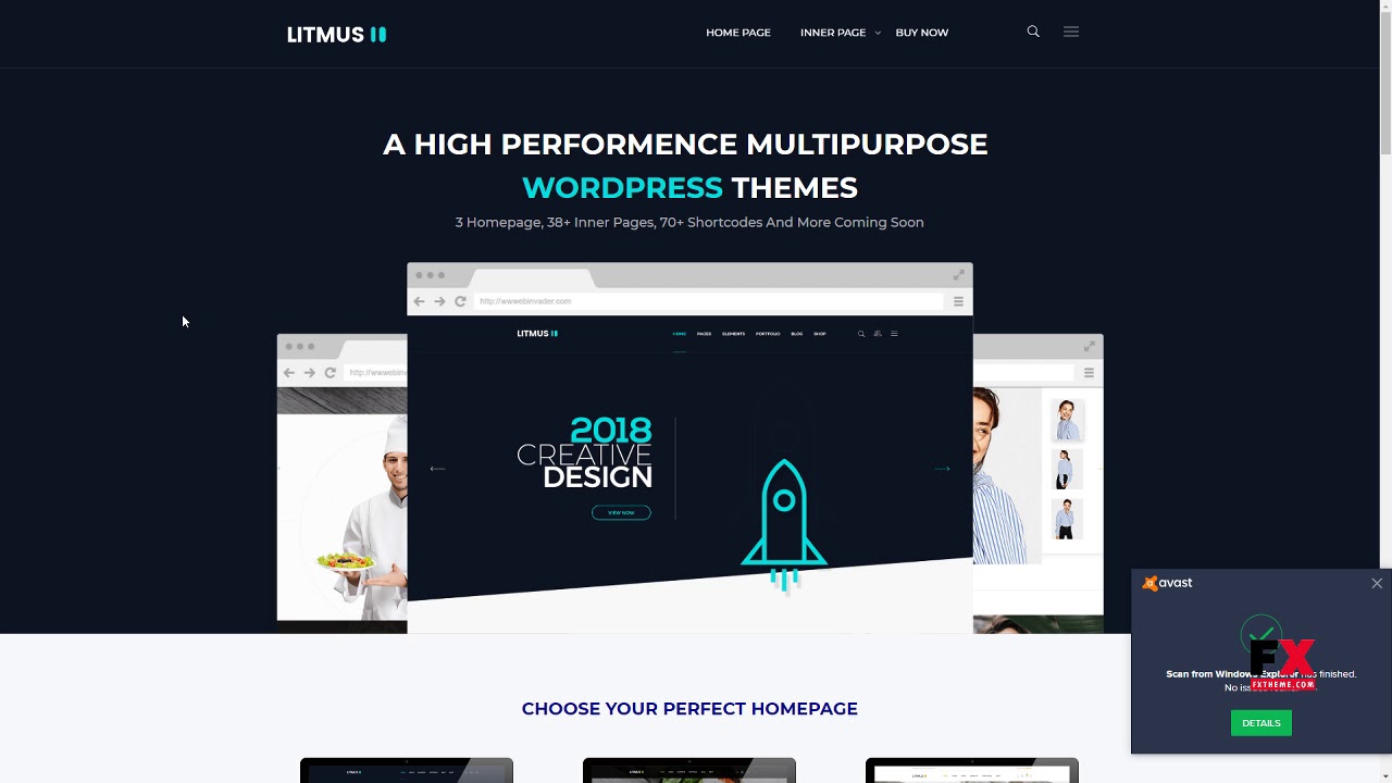 Litmus - Creative MultiPurpose WordPress Theme Budi Shaun - YouTube